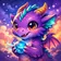 A colorful cartoon animal character with expressive eyes and a friendly smile, ideal for a profile picture.