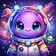 A colorful and expressive fantasy creature avatar with abstract shapes and vibrant colors, perfect for a unique profile pictu